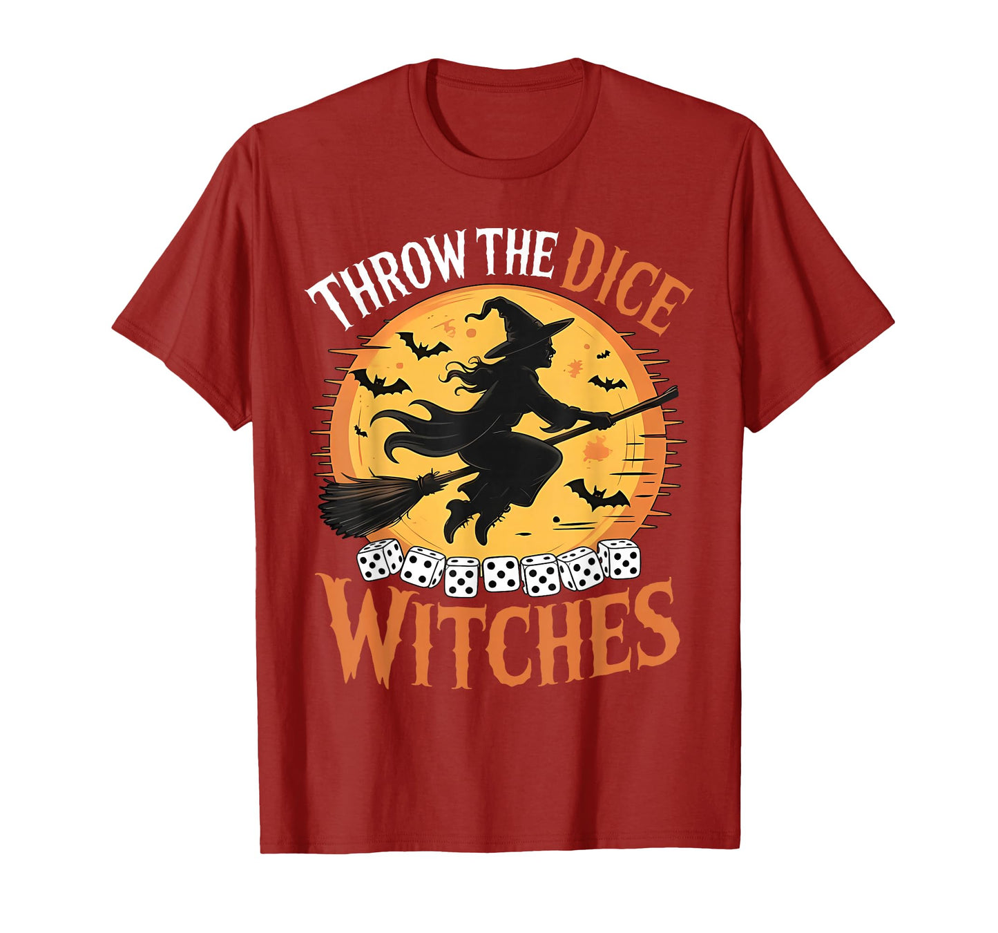 Throw The Dice Witches Bunco Party T-Shirt