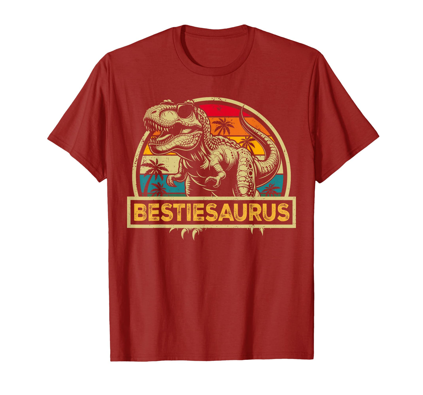 Bestiesaurus T Rex Dinosaur Bestie Saurus Family Matching T-Shirt