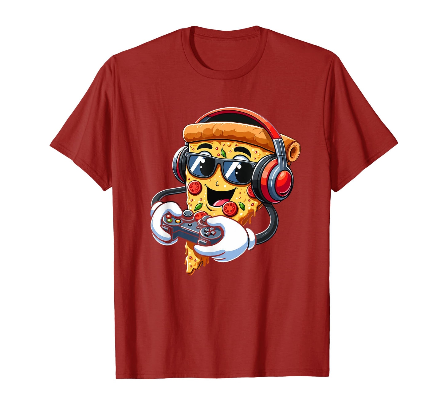 Gamer Pizza Video Gaming Boy Enthusiast Gamer Teen T-Shirt
