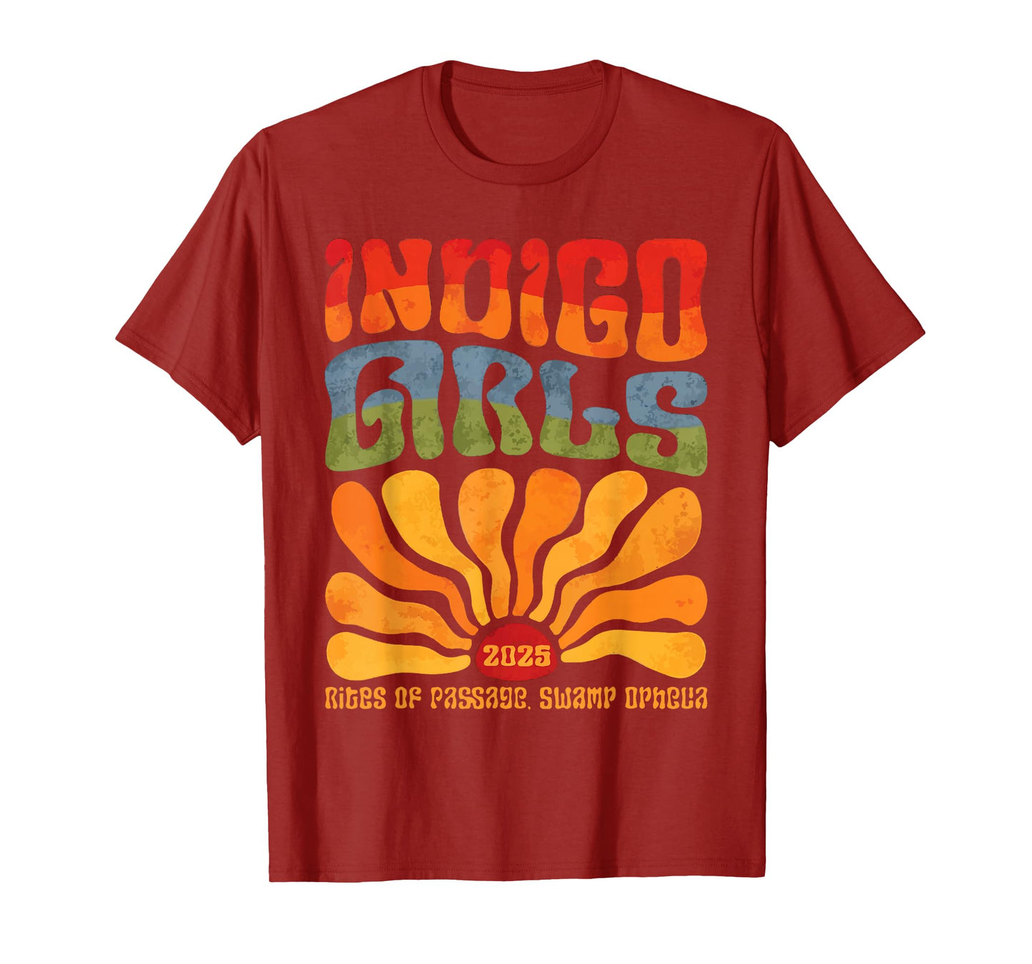 2025 Vintage Indigo Girl Retro Sunset T-Shirt