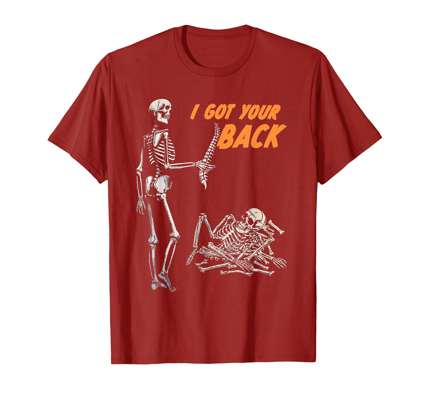 Halloween Skeletons Ive Got Your Back Costume Men Women Kids T-Shirt