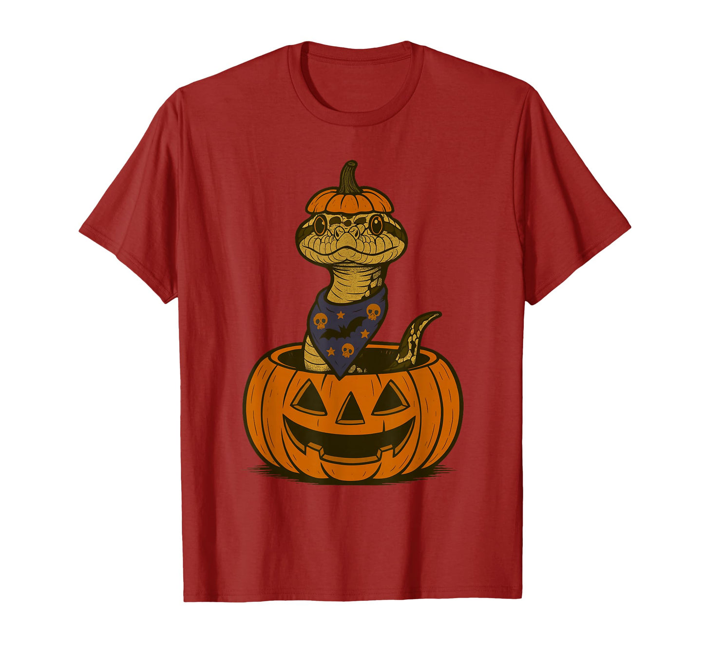 Spooky Hognose Snake Pumpkin Halloween T-Shirt