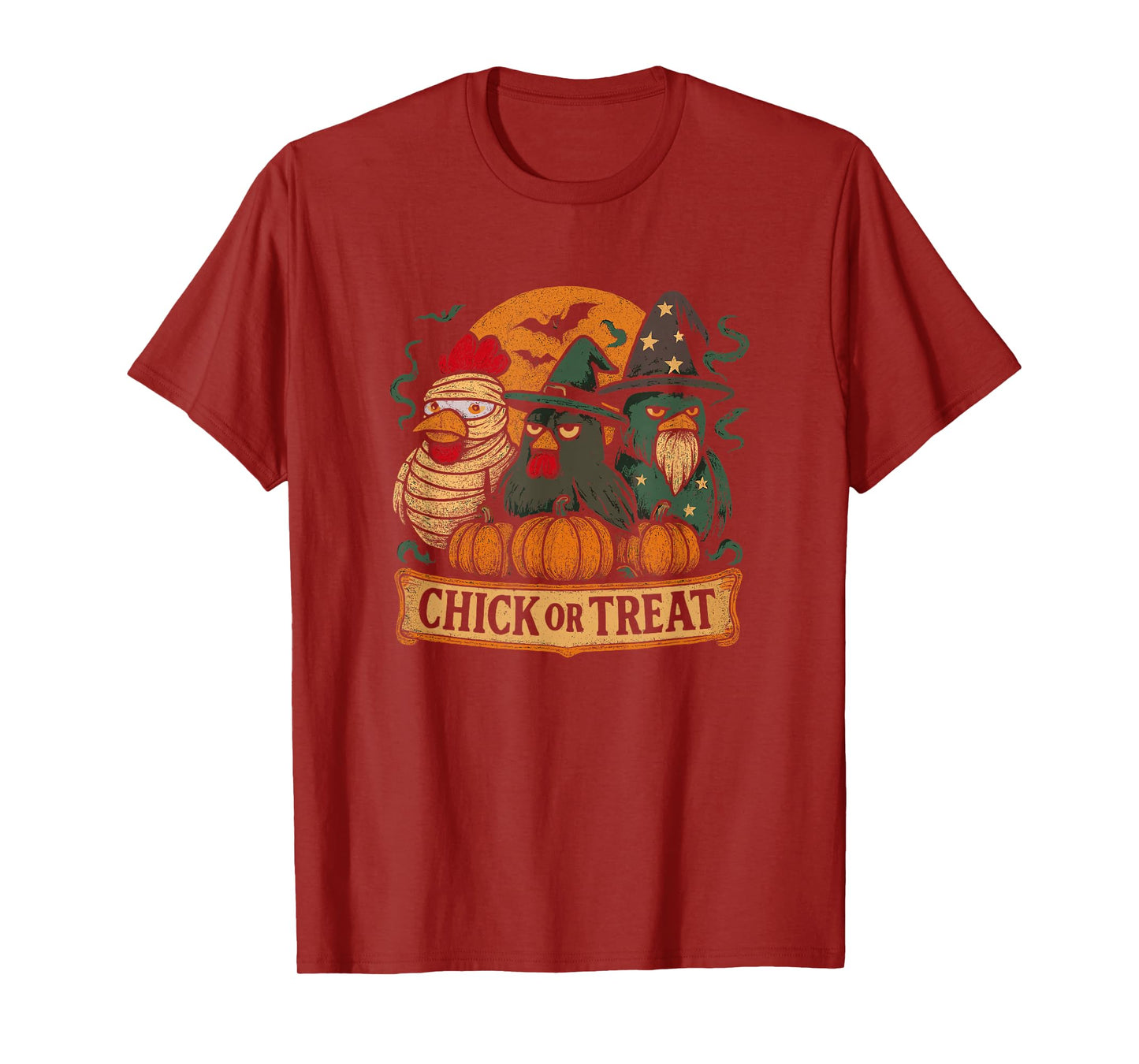 Funny Chicken Halloween Design T-Shirt