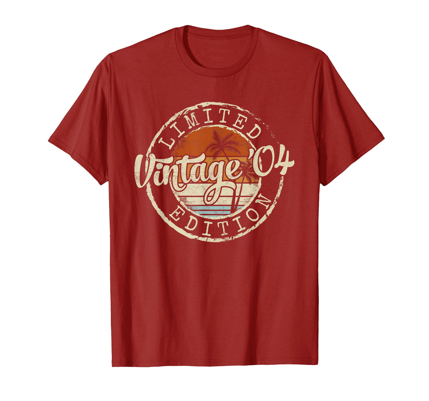 Vintage 2004 21st Birthday Gifts For Men Women 21 Year Old T-Shirt