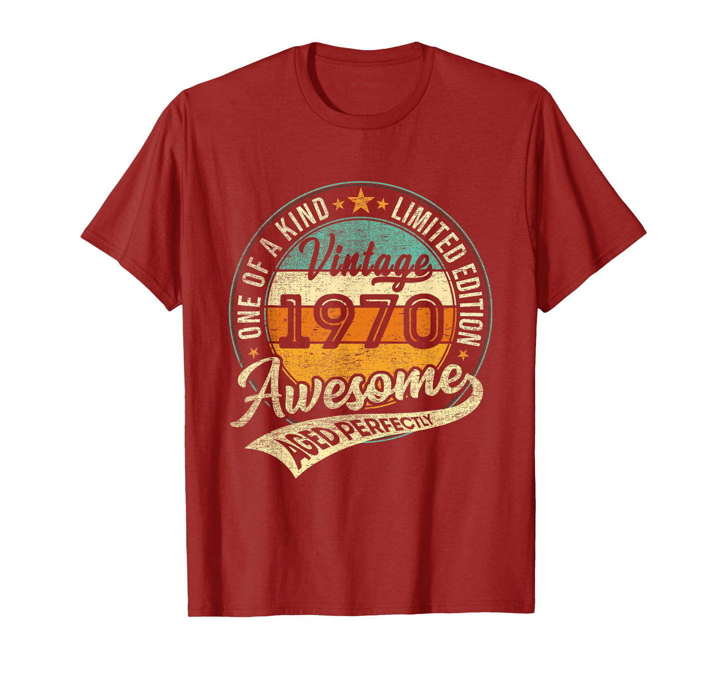 Vintage 1970 Limited Edition 55 Year Old Gifts 55th Birthday T-Shirt