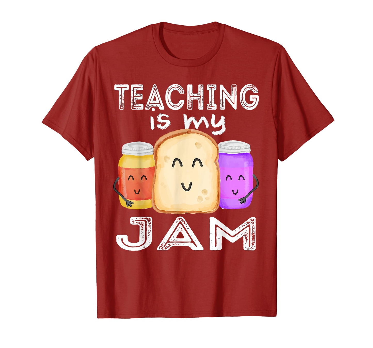 TEACHING IS MY JAM, I Love Teaching Shirt for Teachers Gift T-Shirt for Men Women Girls Kids