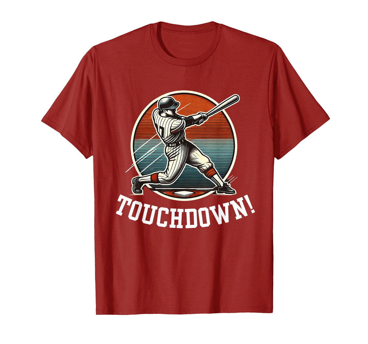 Touchdown Homerun Sports Mash Up Football Baseball Funny T-Shirt