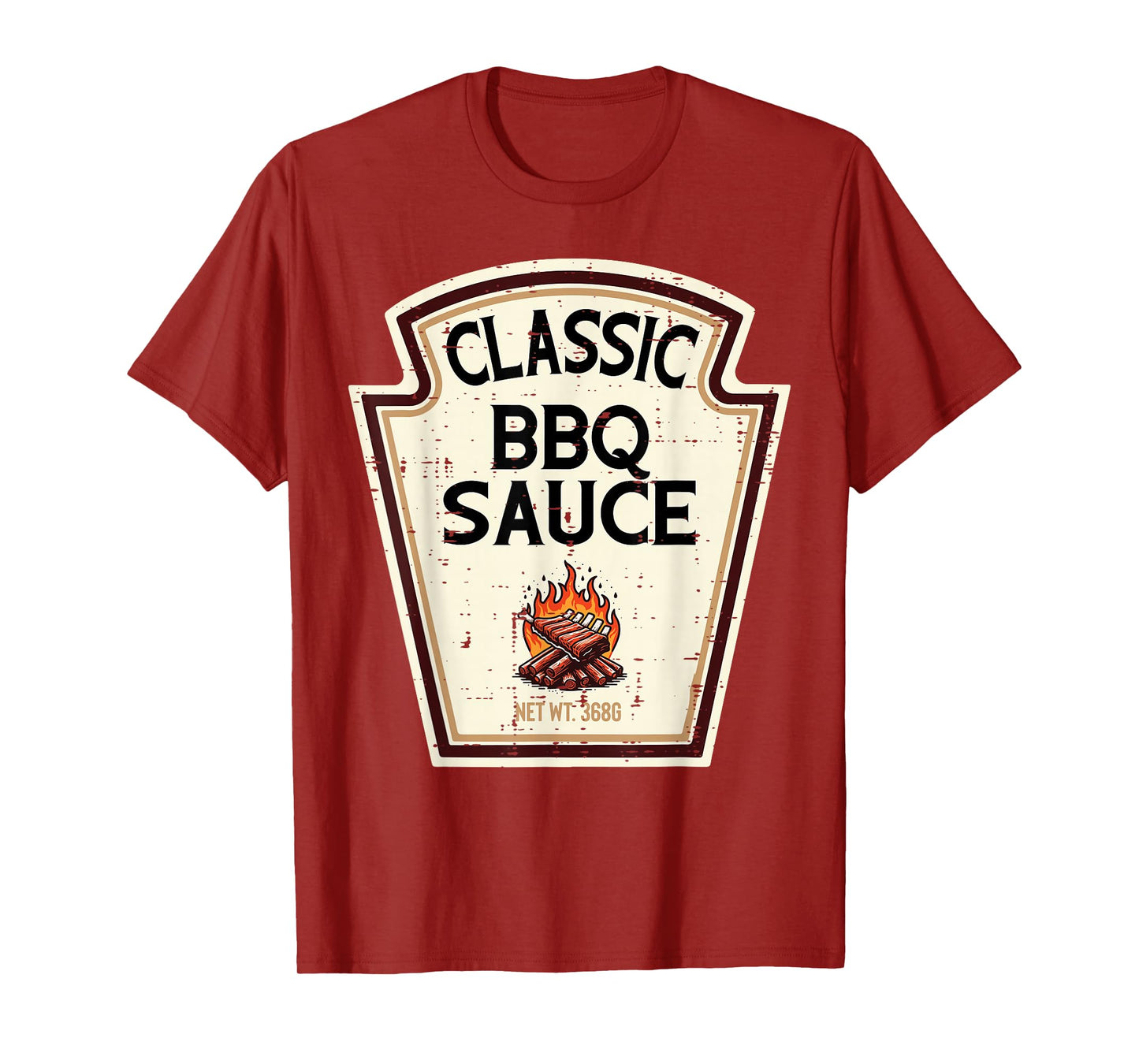 Halloween Classic BBQ Sauce Funny Food Costume Men Women Kid T-Shirt