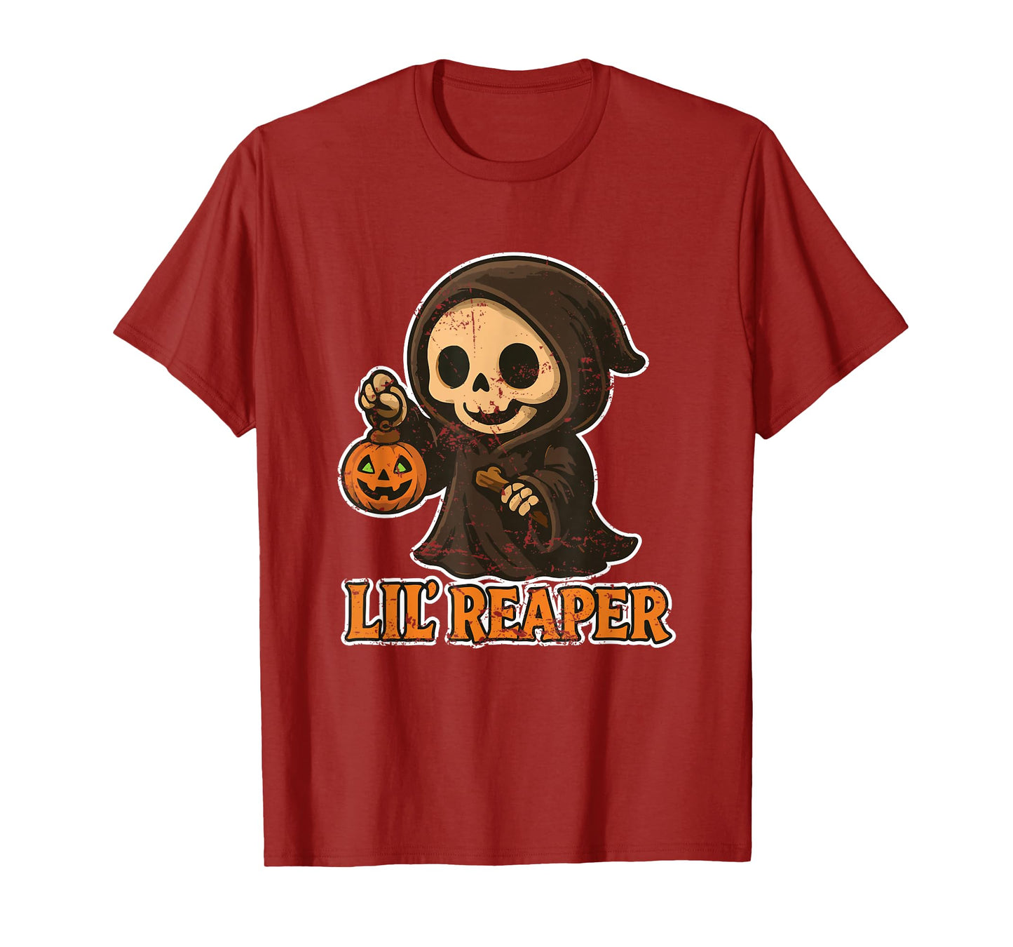 Lil Reaper Pumpkin Lantern T-Shirt
