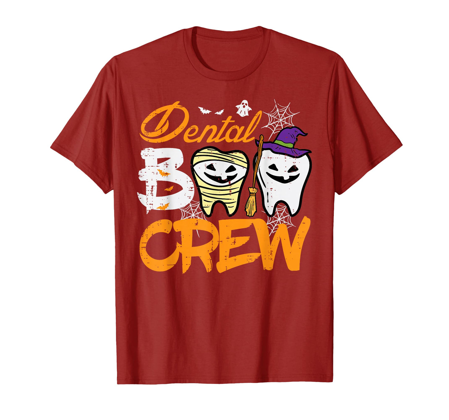 Halloween Dental Boo Crew Dentist Costume Teeth Women Men T-Shirt
