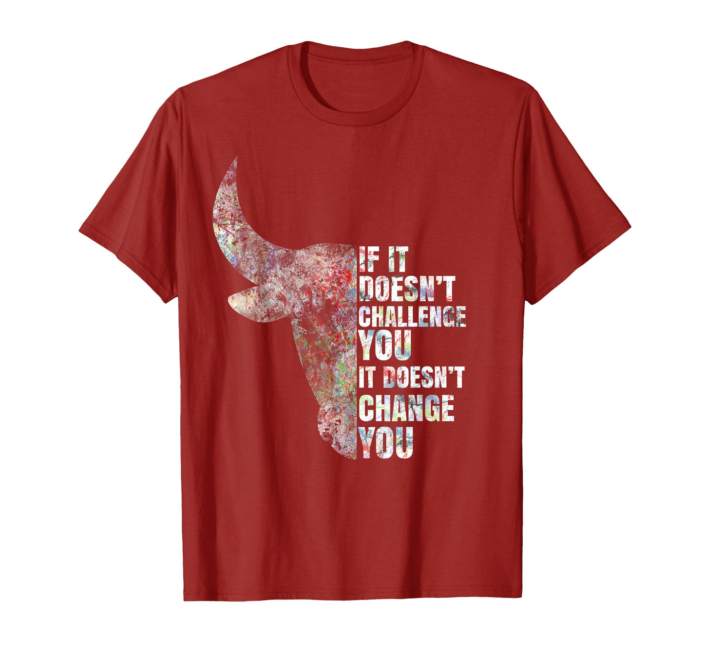 Motivation Workout And Gym Quotes Bull Mindset Training T-Shirt