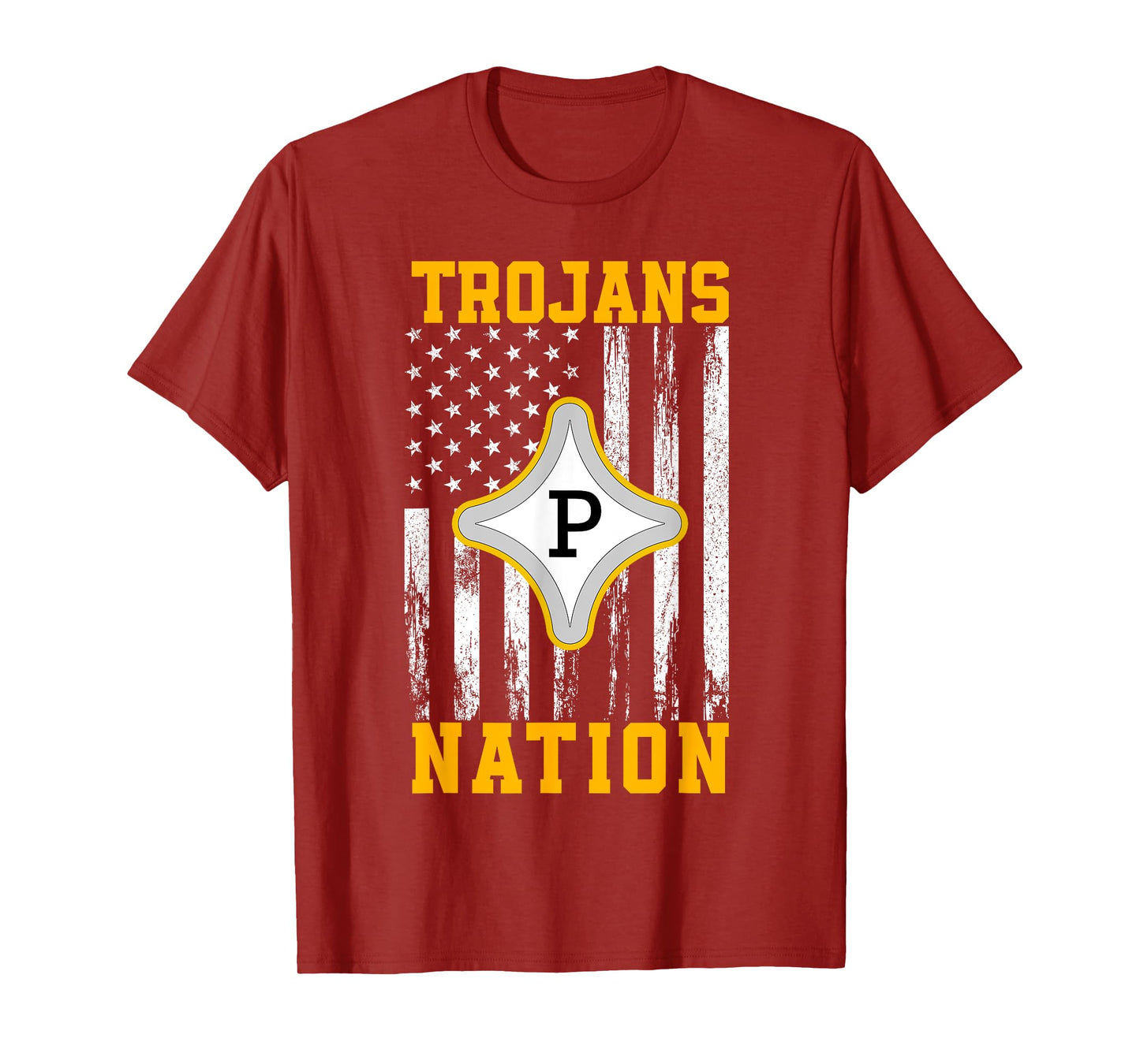 Peach County Trojans Logo Nation HS T-Shirt