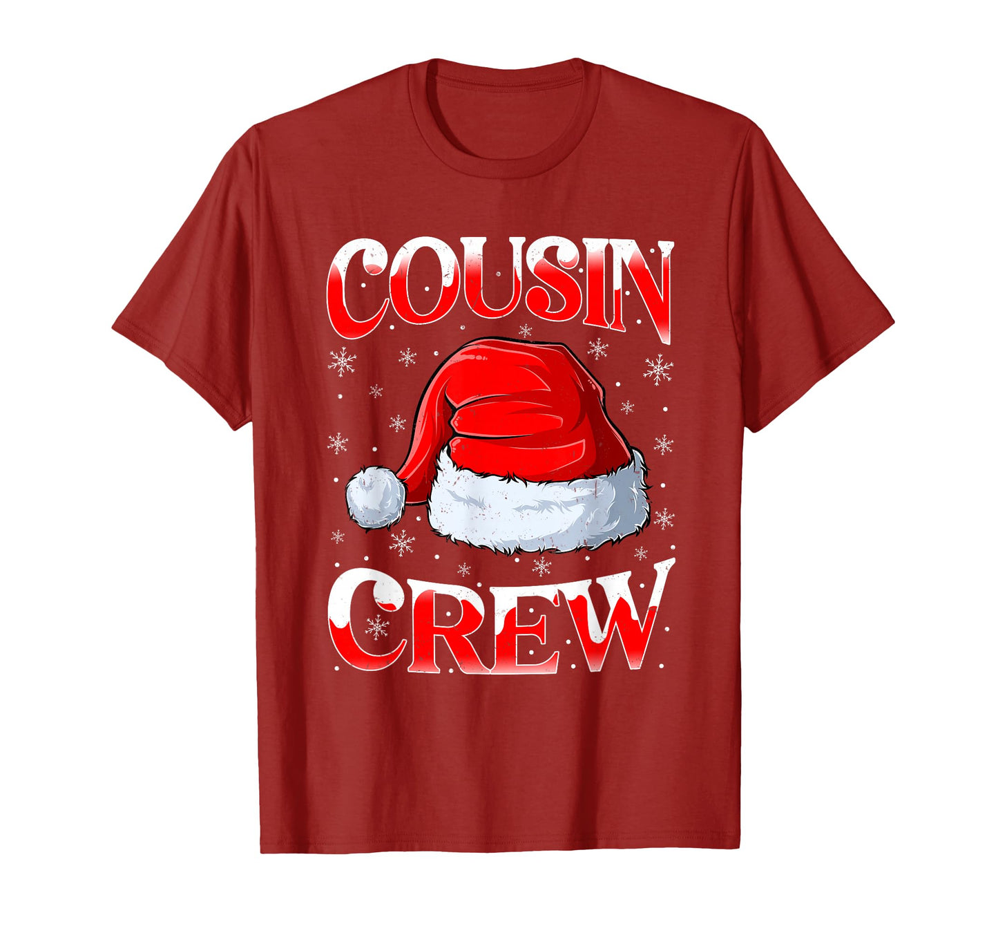Cousin Crew Family Group Matching Christmas Xmas Pajamas PJ T-Shirt