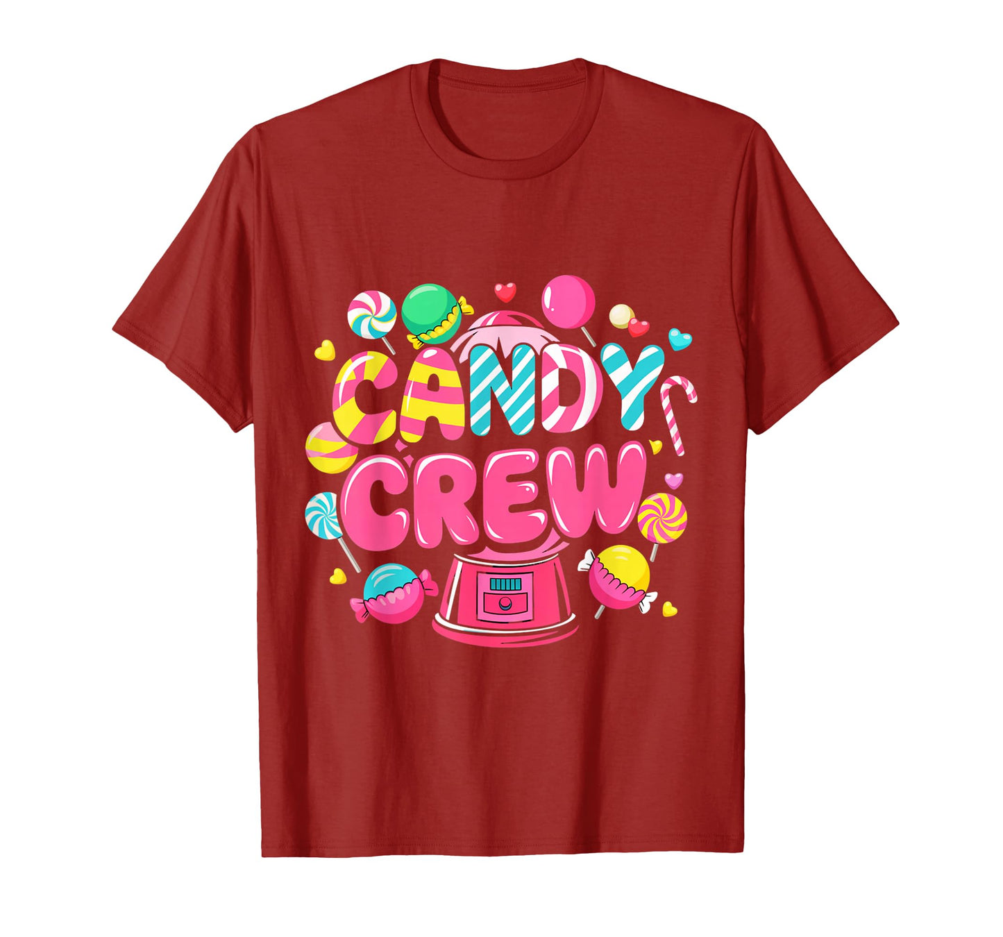 Candy Land Candy Crew Decorations Sweetie Candy Squad Party T-Shirt