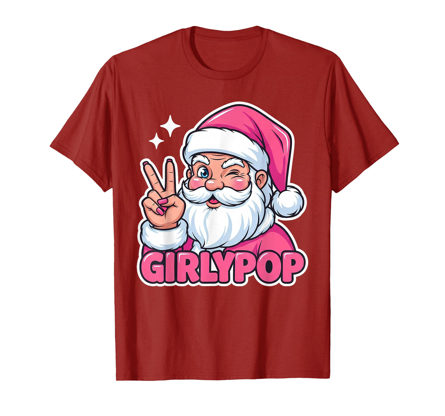 Santa Girly Pop, Trendy Slaying Queen Christmas T-Shirt