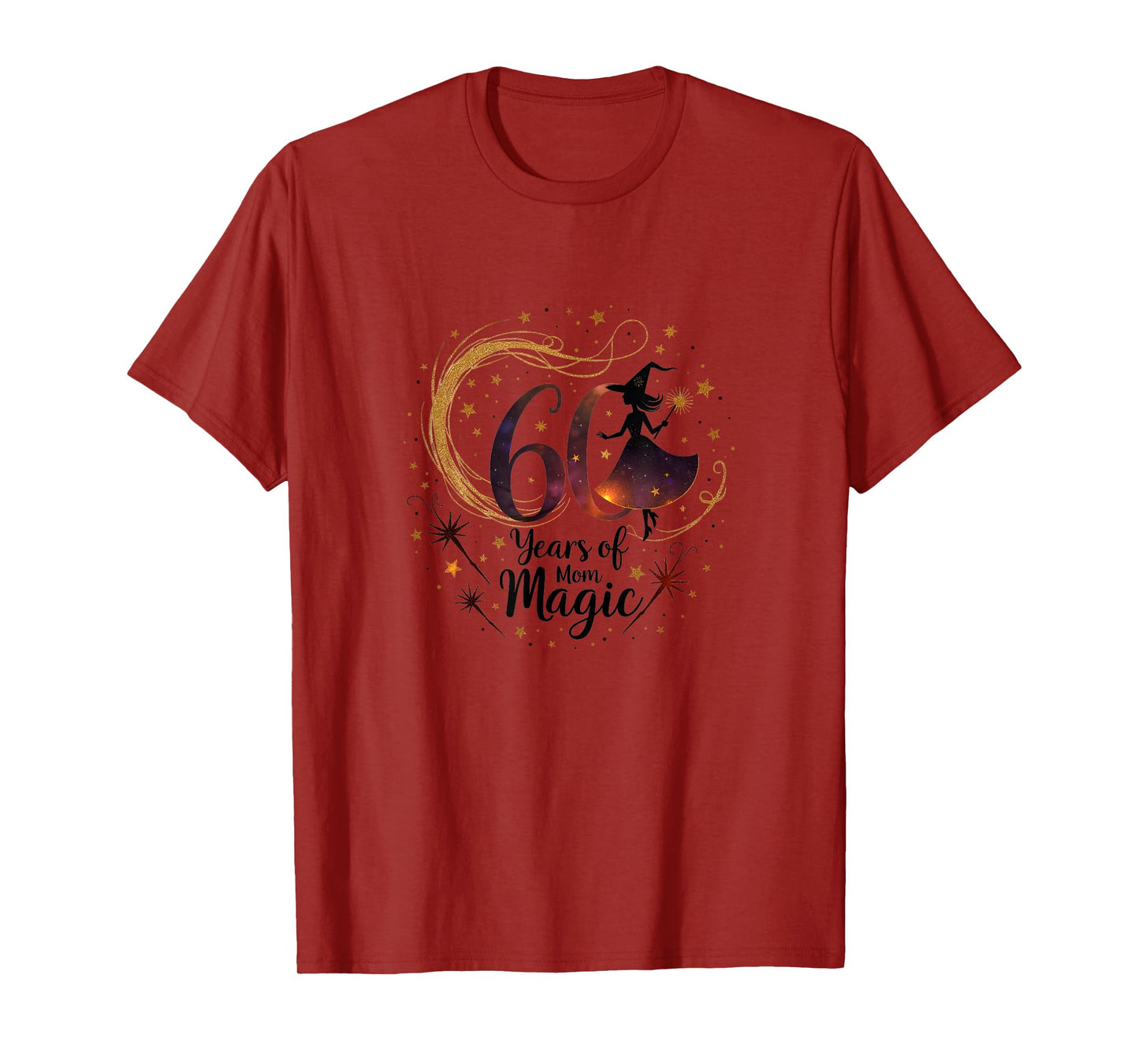60 Years of Mom Magic Birthday Gift - Enchanting Celebration T-Shirt