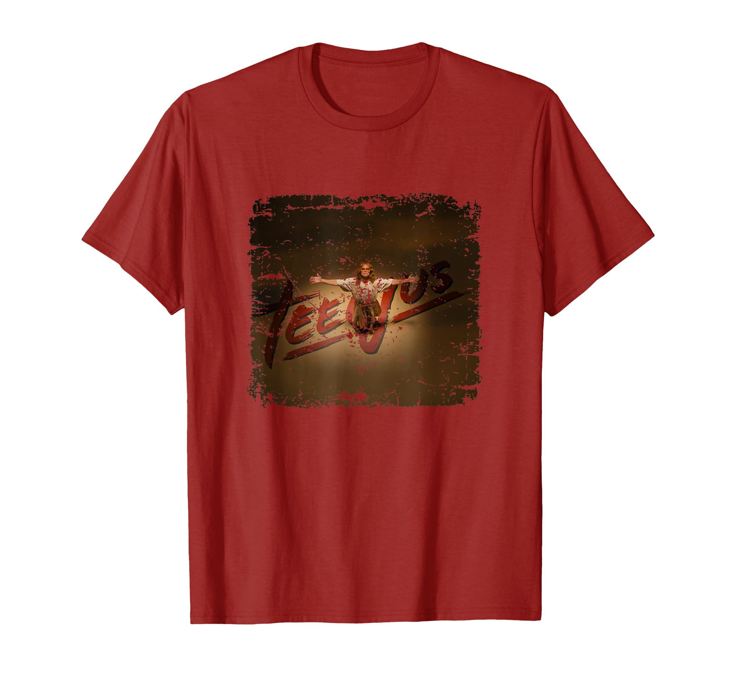 Teenjus Teen Jesus Grunge Meme Christ Coming Bible Faith T-Shirt