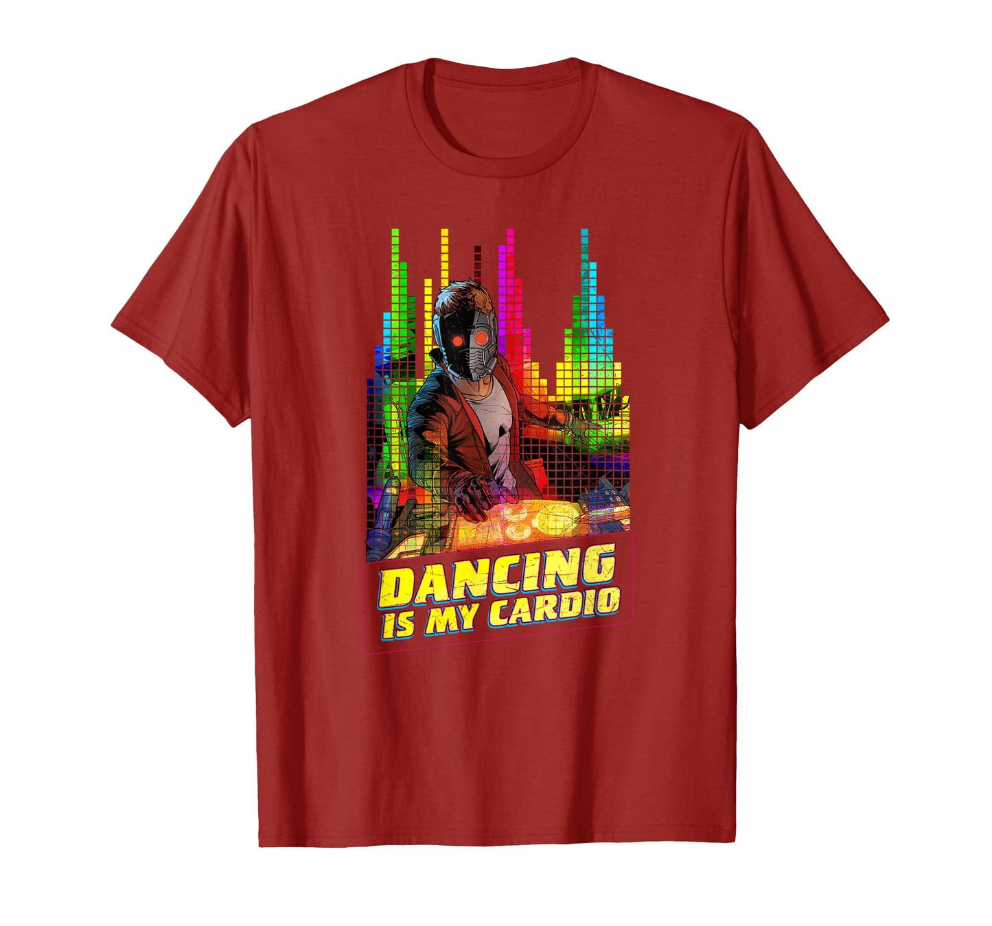 Marvel Star-Lord Peter Quill Dancing is My Cardio T-Shirt