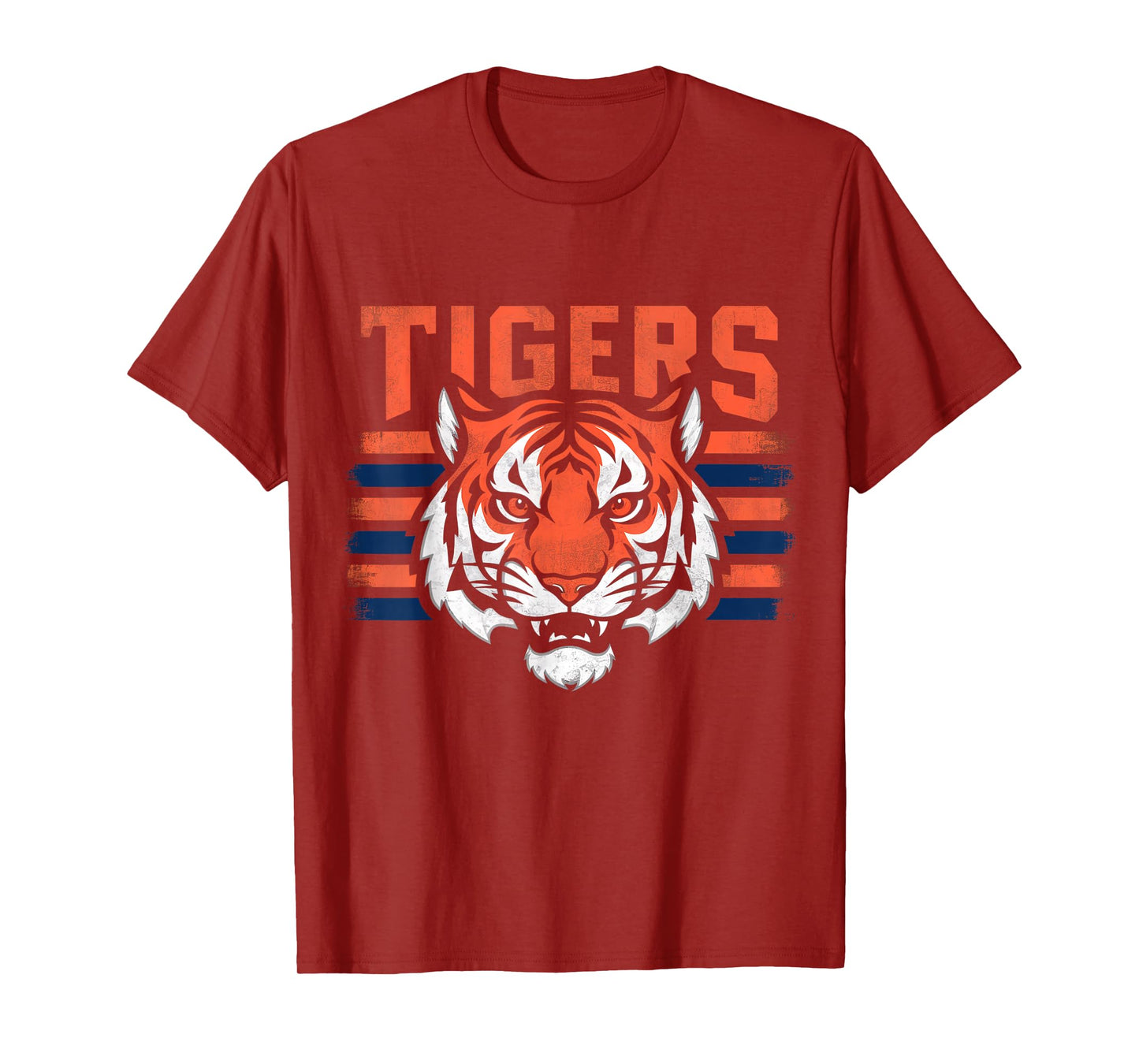 Vintage Tigers Throwback Retro T-Shirt