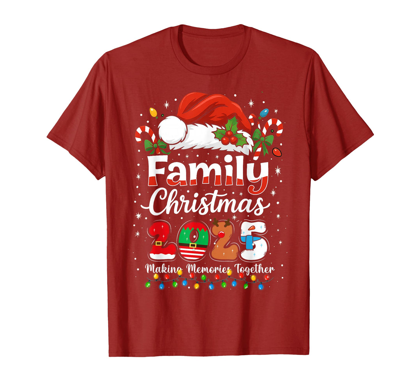 Family Christmas 2025 Matching Outfit Xmas Men Women Kids T-Shirt