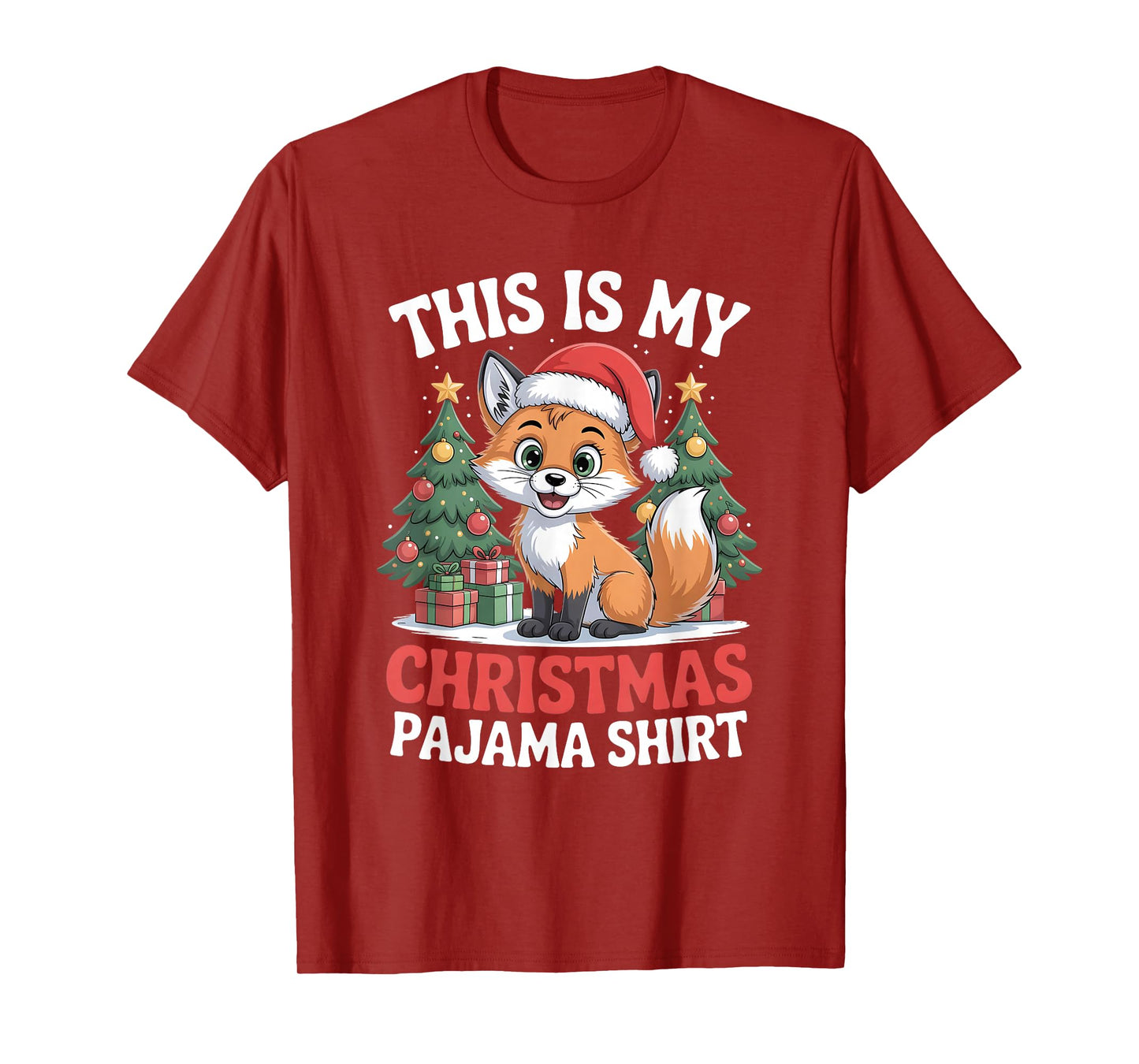 Fox This is My Christmas Pajama T-Shirt