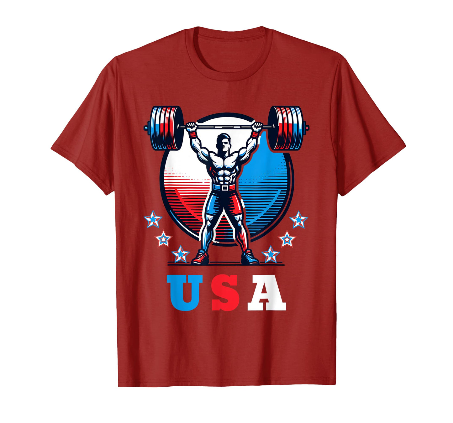 Weightlifting USA American Weight Lifting team T-Shirt