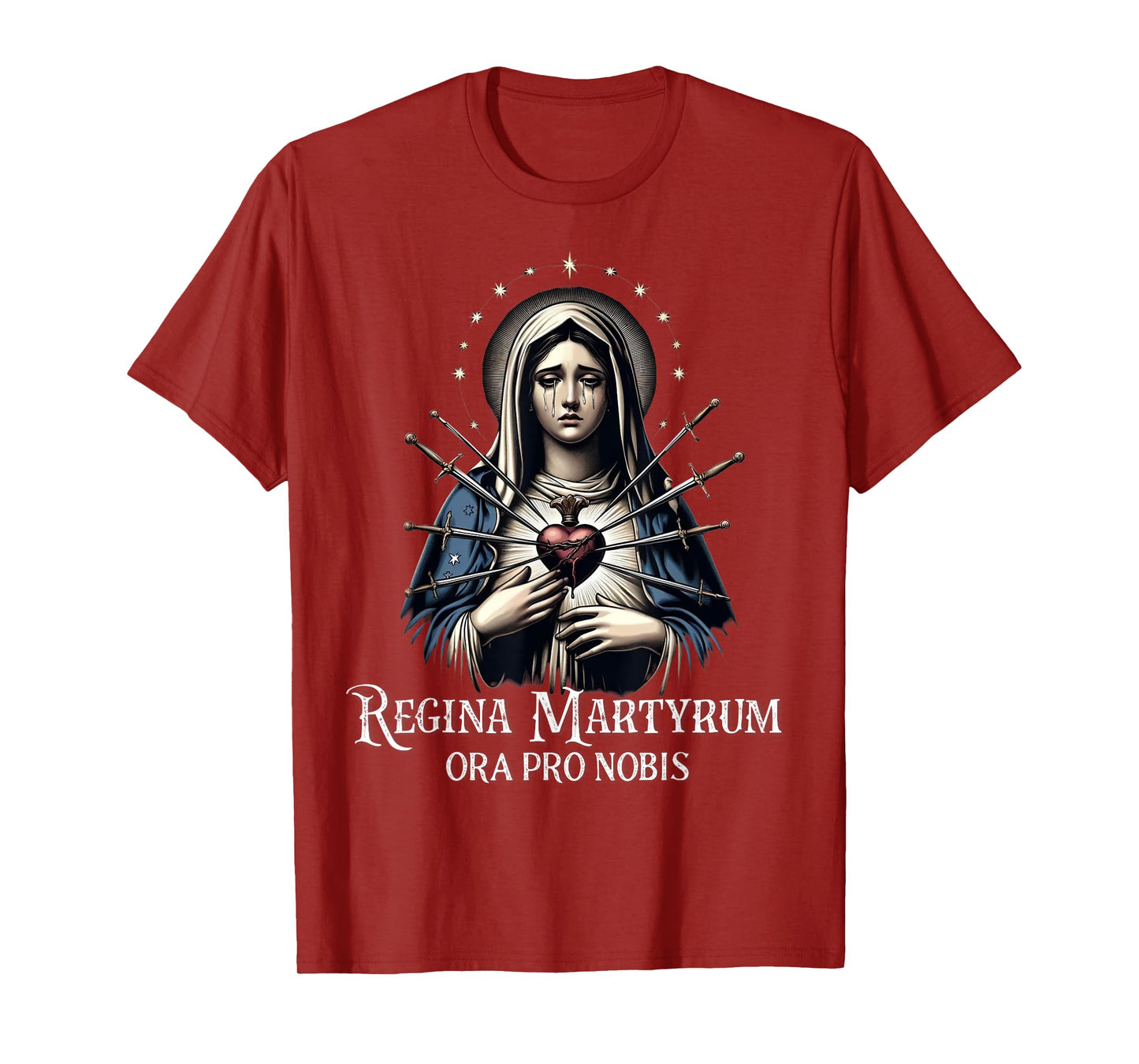 Mater Dolorosa Our Lady of Sorrows Virgin Mary Catholic T-Shirt