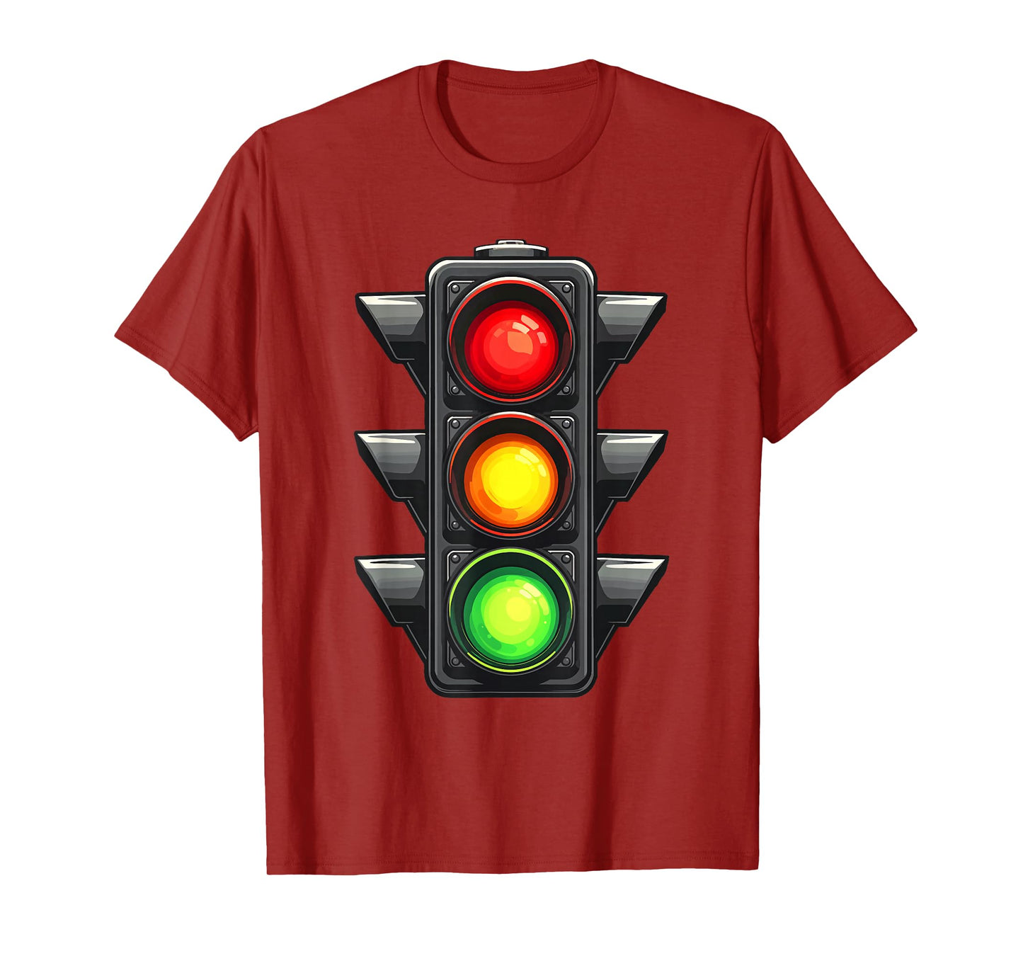 Traffic Light Shirt Adult Kids Traffic Light Costume T-Shirt