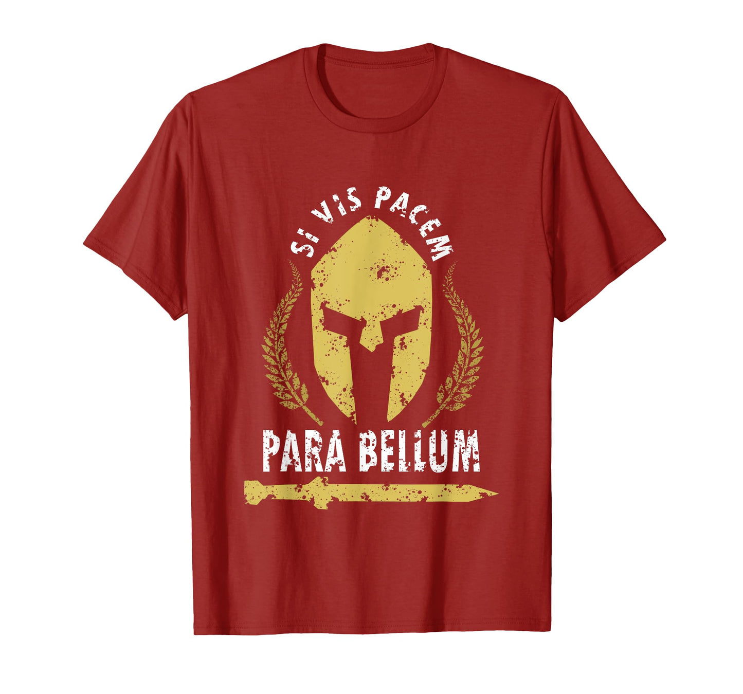Si Vis Pacem Para Bellum Vintage Greece History Fighter Gym T-Shirt