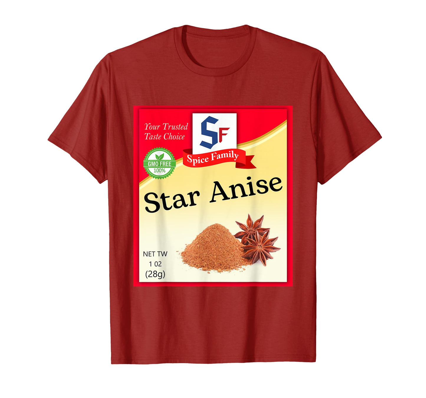 Star Anise Condiment Costume Holiday Spice Costumes T-Shirt
