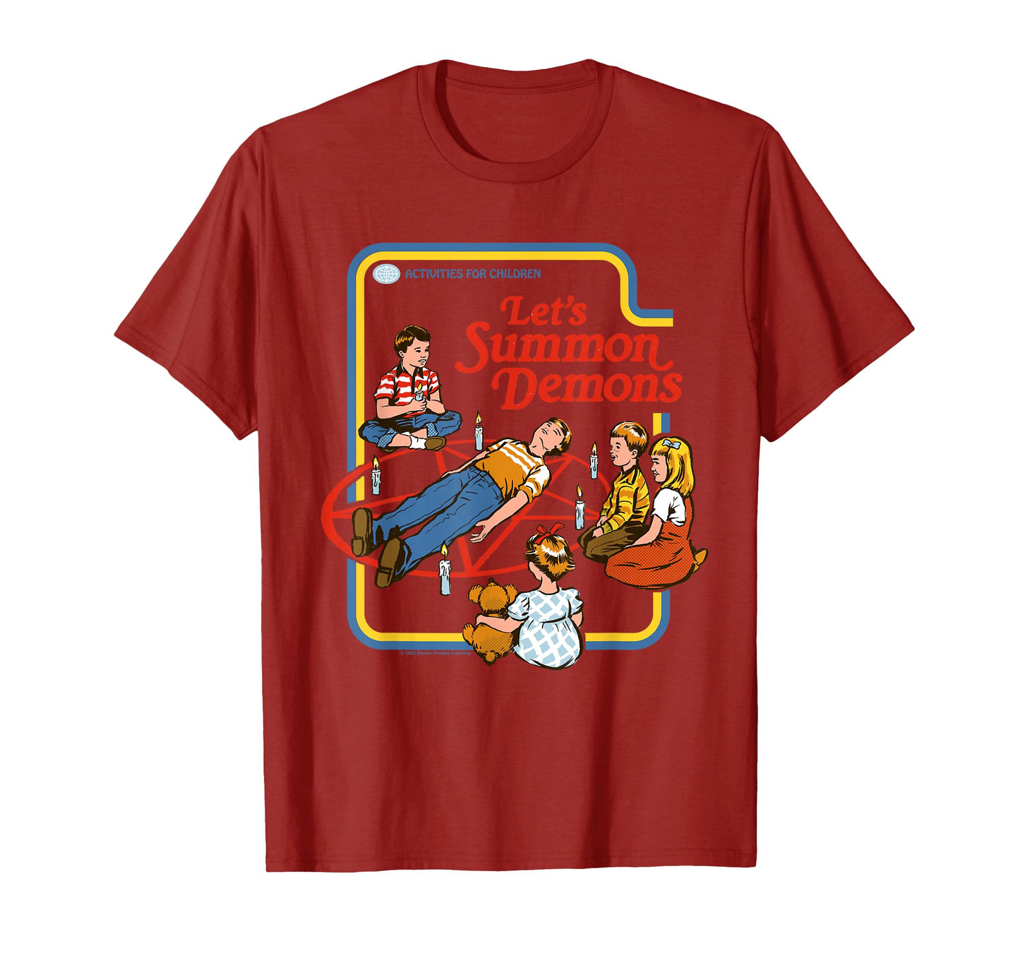 Lets Summon Demons Occult Retro Vintage Funny Adult Humor T-Shirt