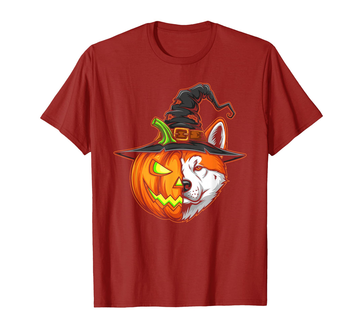 Akita Pumpkin Jack O Lantern Halloween Kids Mens Womens T-Shirt