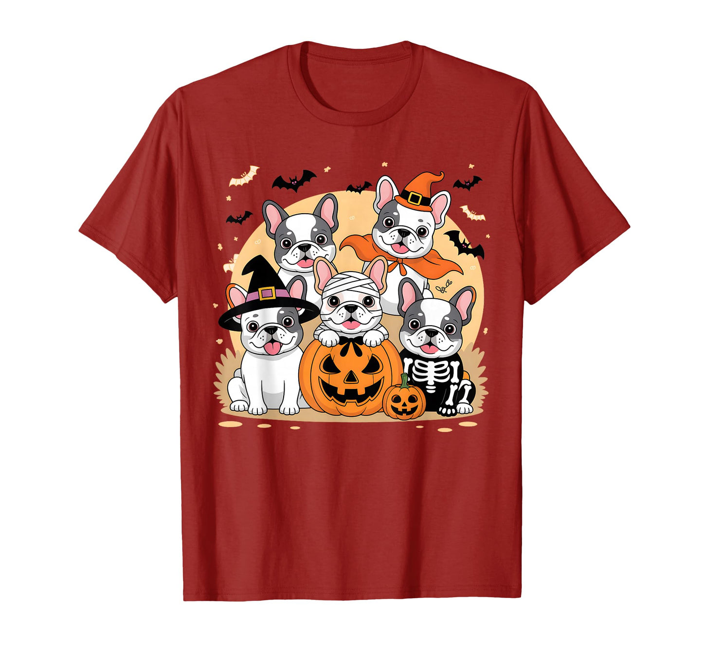 Mummy French Bulldog Halloween French Bulldog Witch Dog Mom T-Shirt