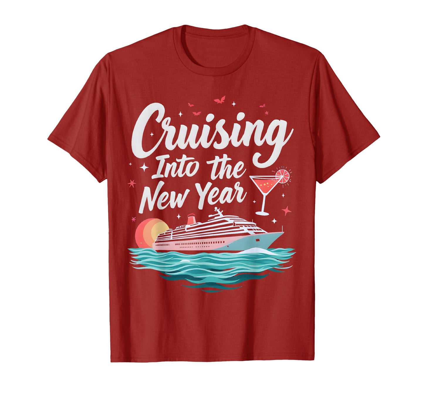 Cruising Into 2026 New Years Eve Party Matching Family T-Shirt