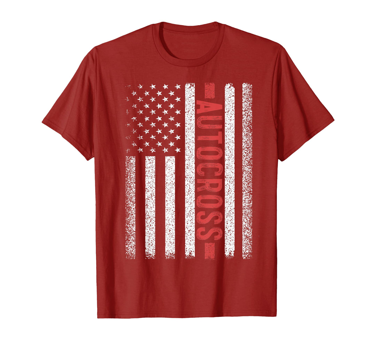 Autocross American Flag 4th of July Solo Auto-x T-Shirt