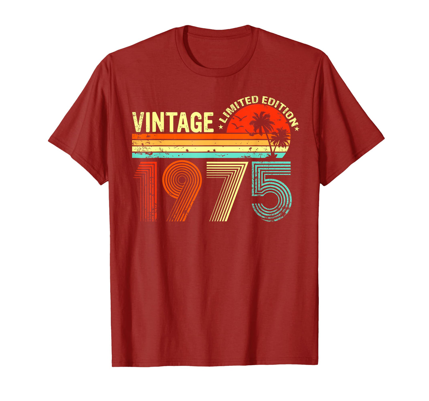 Vintage 1975 Limited Edition 50 Year Old Gifts 50th Birthday T-Shirt