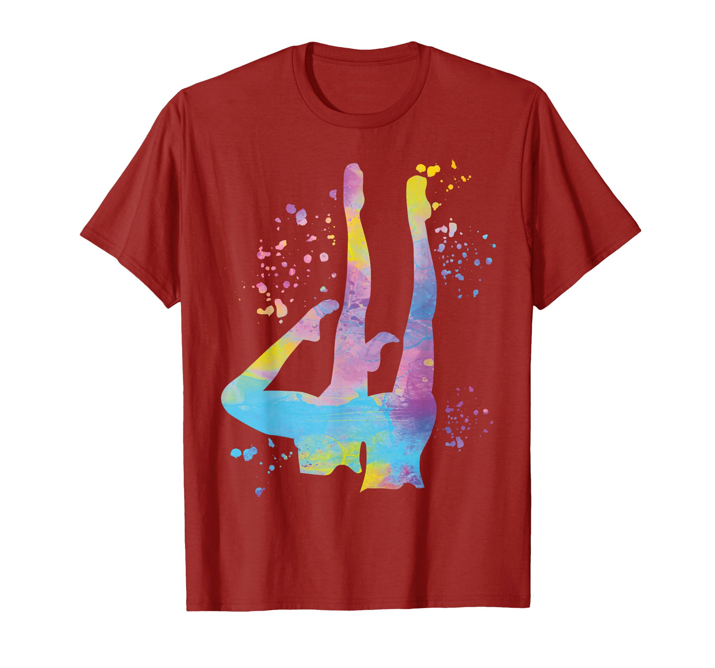 Synchronized Swimming Colorsplash Team Artistic Swim T-Shirt
