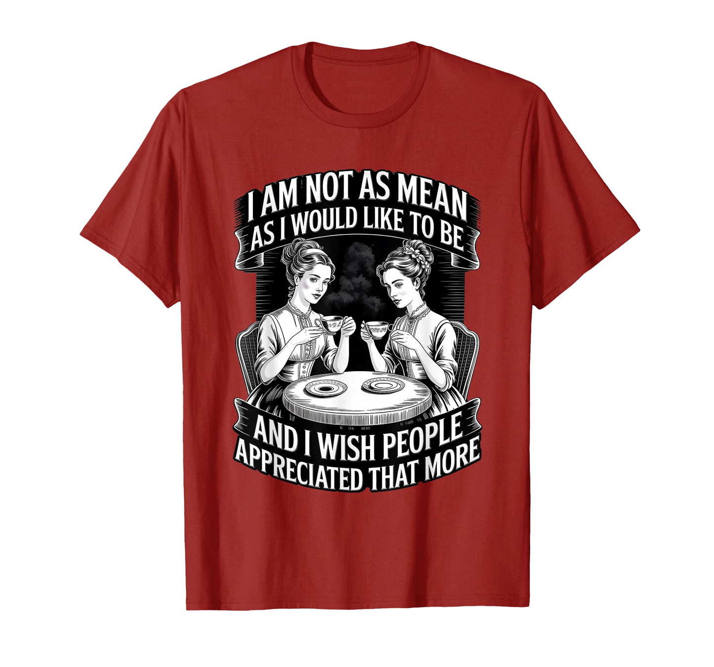 Not As Mean As I Would Like to Be Introverts Ironic Office T-Shirt