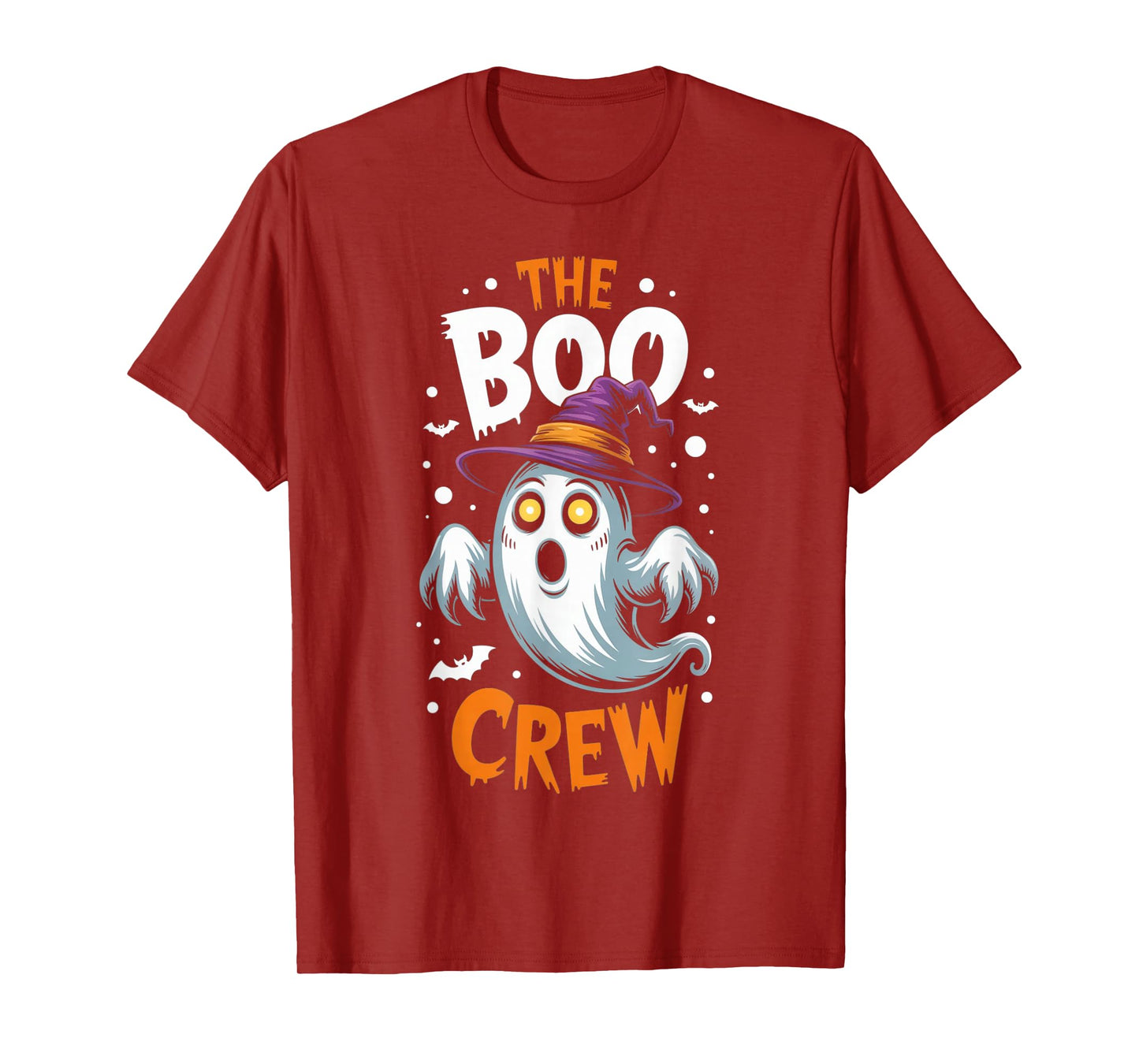 Halloween Ghost The Boo Crew Costume Matching Women Gifts T-Shirt