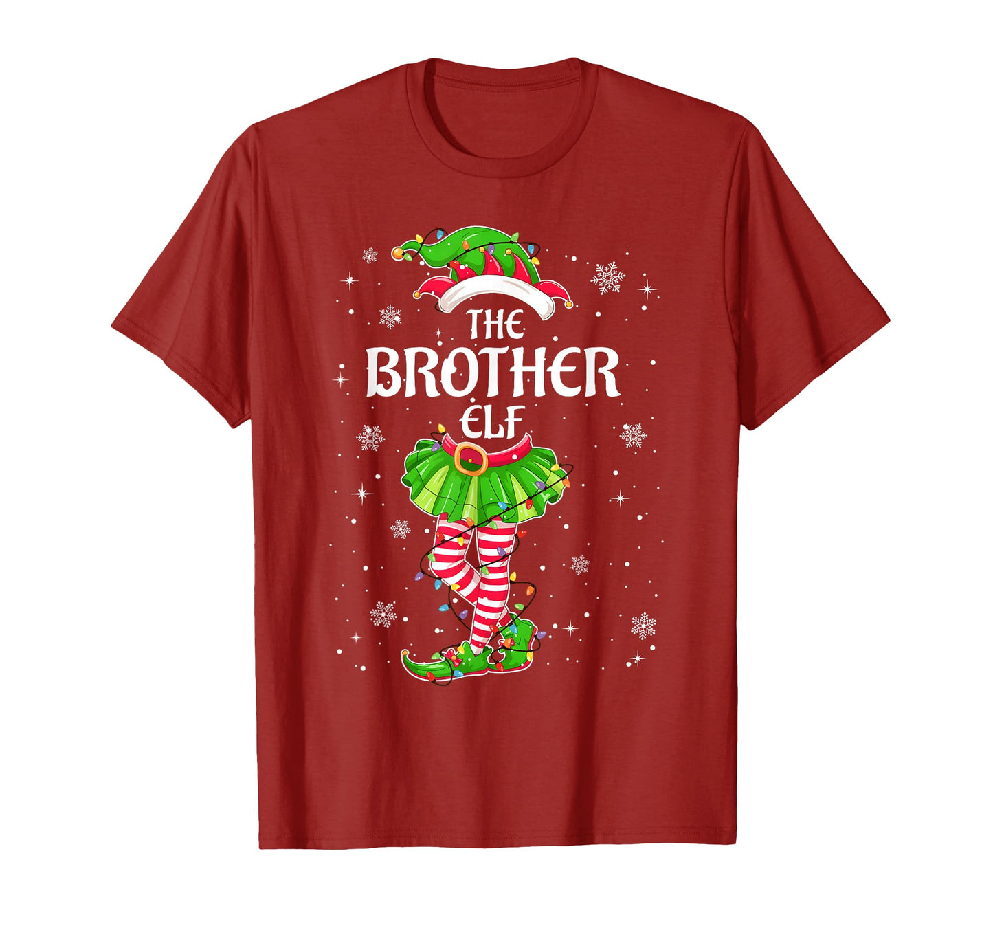 Funny The Brother Elf Family Matching Christmas Pajamas T-Shirt