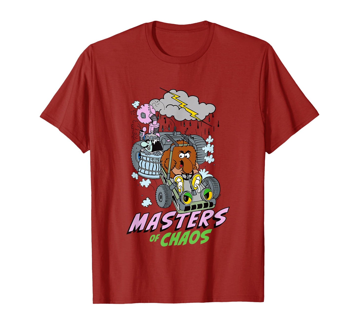 Rainbow Brite Masters Of Chaos Vintage Big Chest Poster T-Shirt