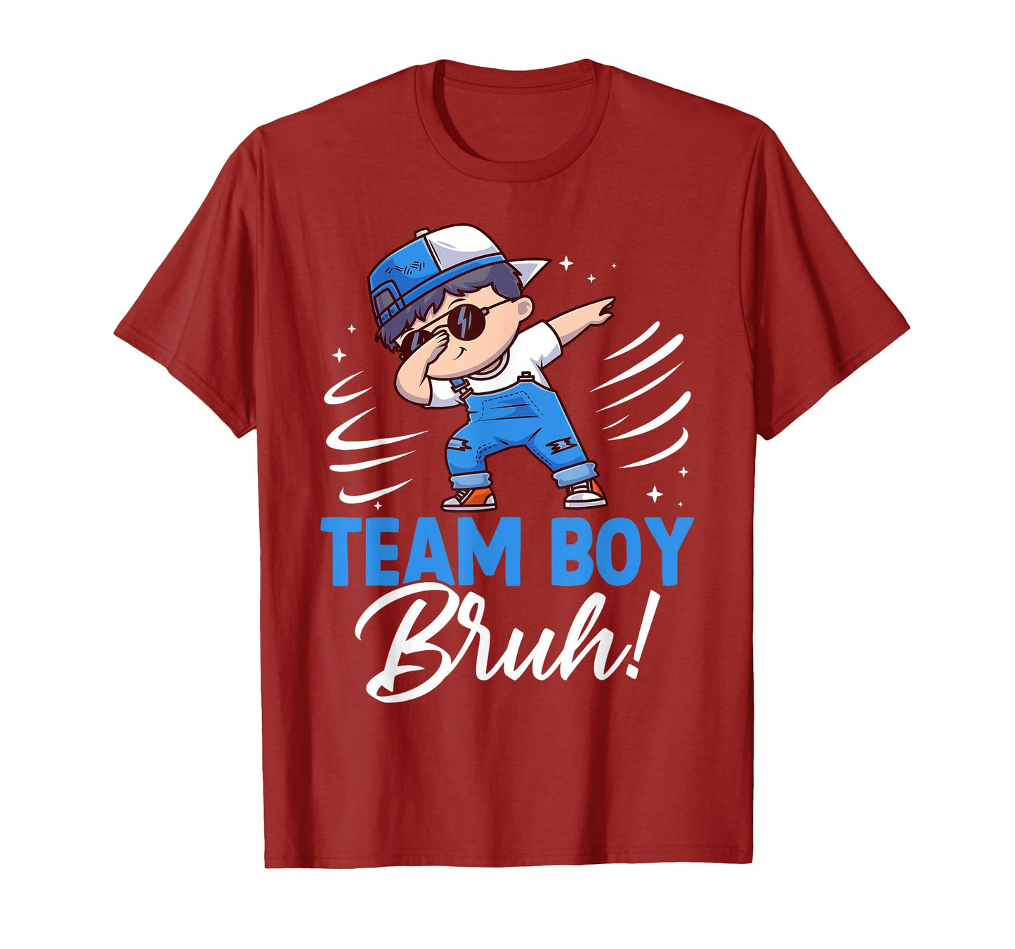 Family Team Boy Bruh Gender Reveal Party Announcement T-Shirt