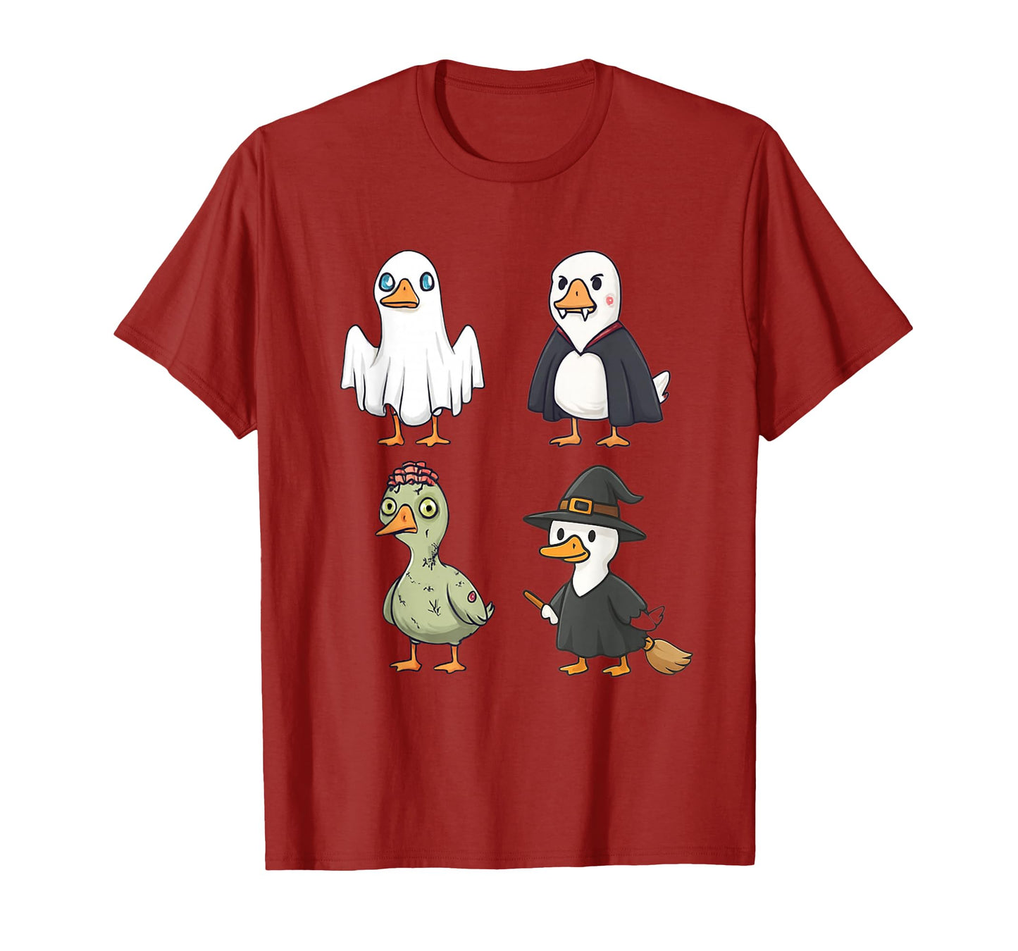 Silly Goose Halloween Costumes Ghost Witch Vampire T-Shirt