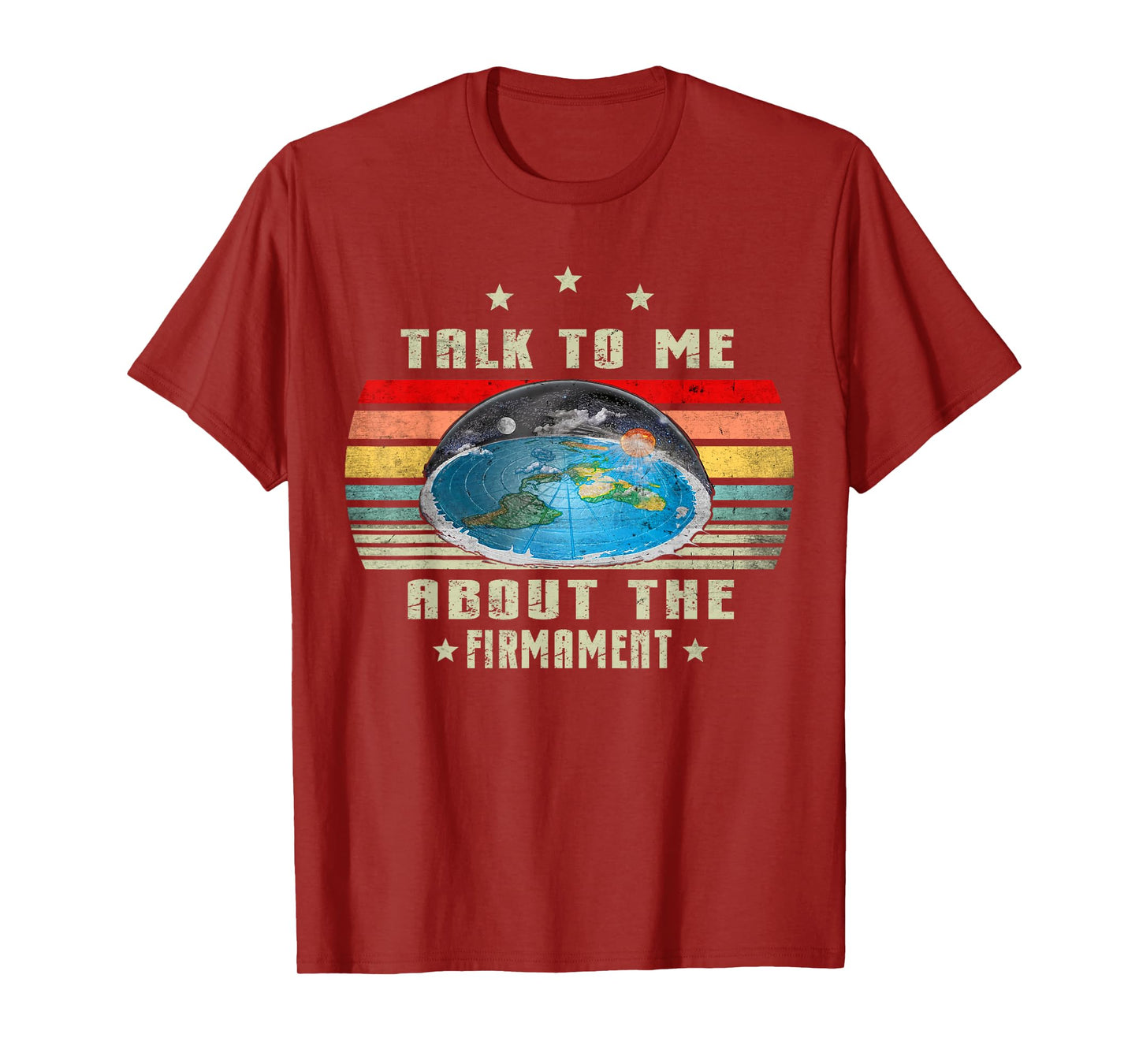 Flat Earth talk to me about the firmament flat Earth Vintage T-Shirt