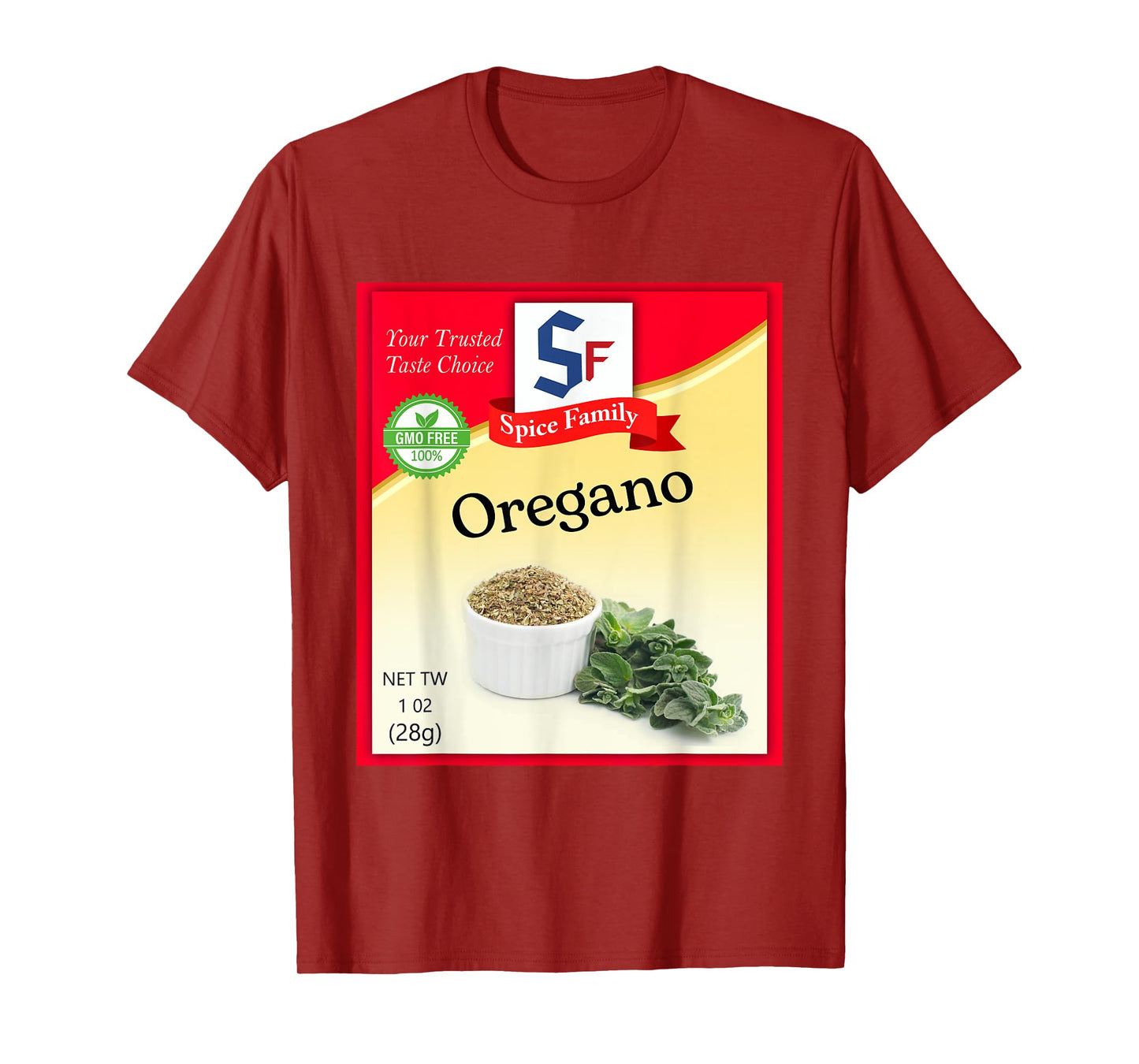 Oregano Condiment Costume Holiday Spice Costumes T-Shirt