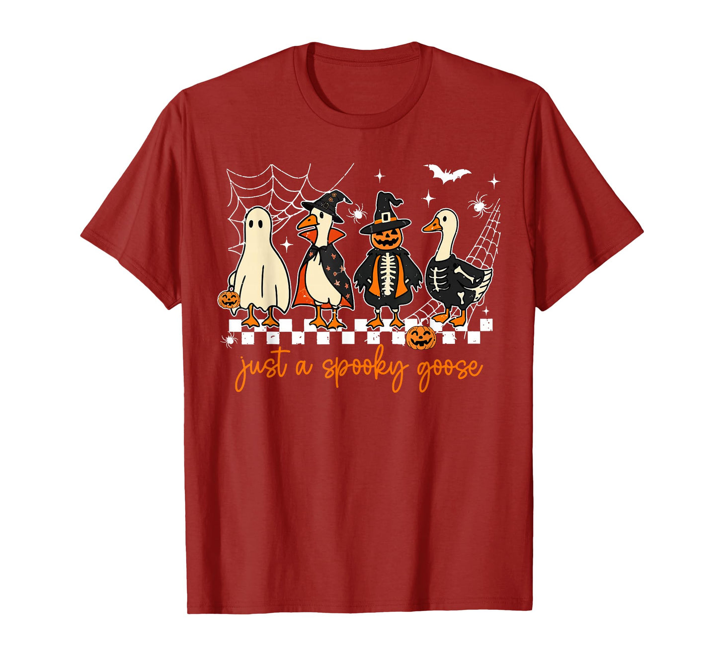 Just a Spooky Goose Halloween Costume Halloween Funny T-Shirt