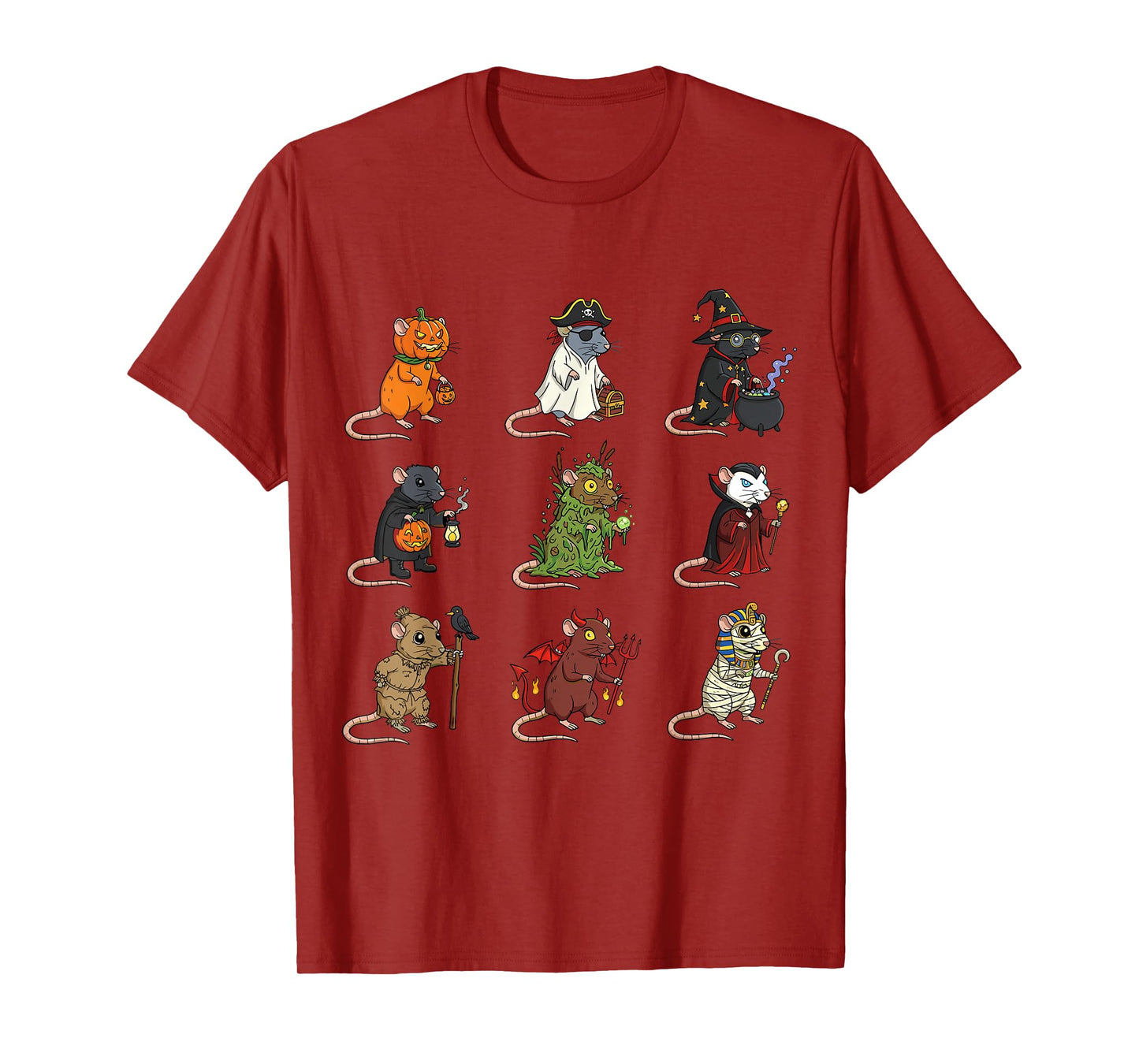 Rat Spooky Witch Zombie Boo Halloween for Boys & Girls T-Shirt