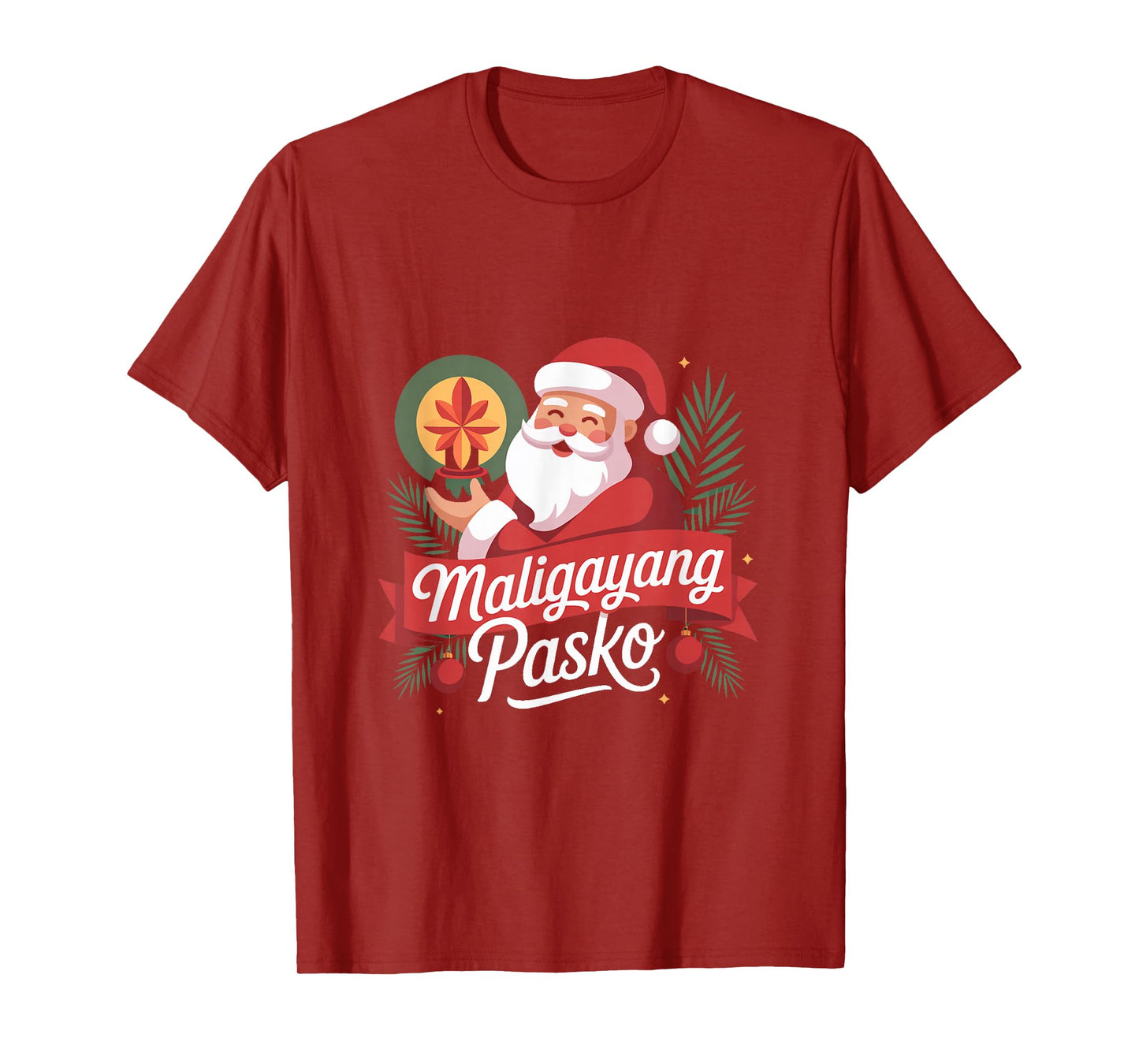 Filipino Santa Claus Christmas Maligayang Pasko T-Shirt