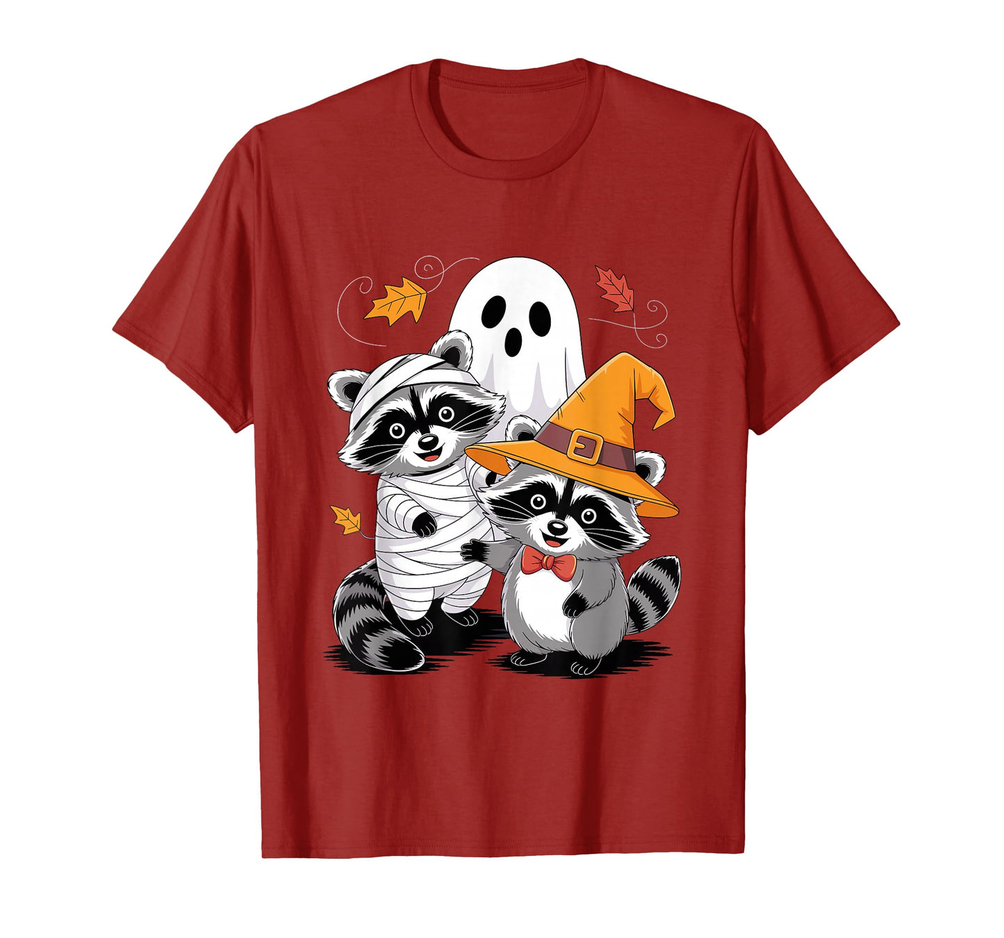 Halloween Raccoons in Costumes Fun T-Shirt