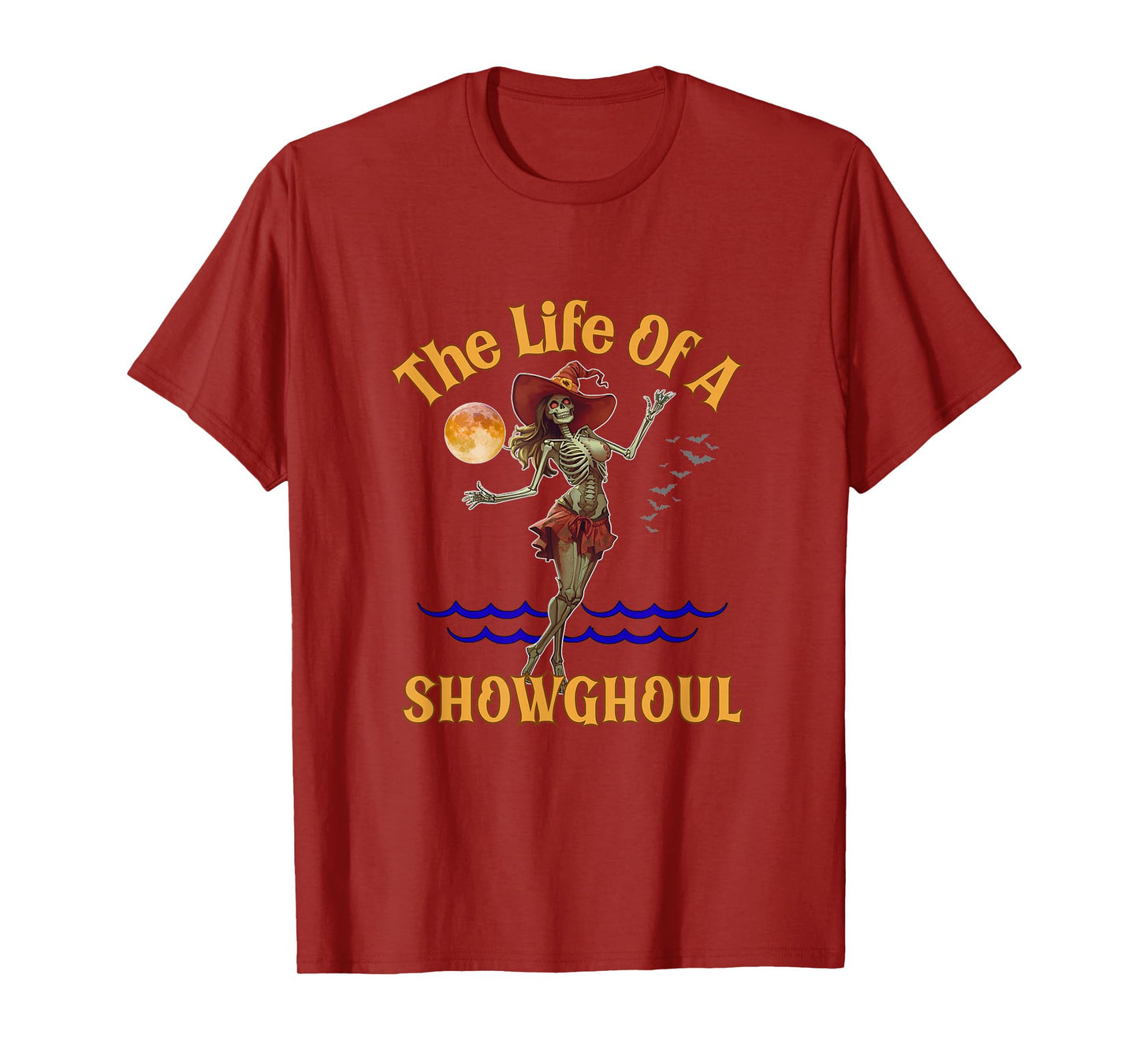 The Life of a Showghoul Halloween Design | Spooky Retro T-Shirt